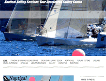 Tablet Screenshot of nauticalsailingservices.com